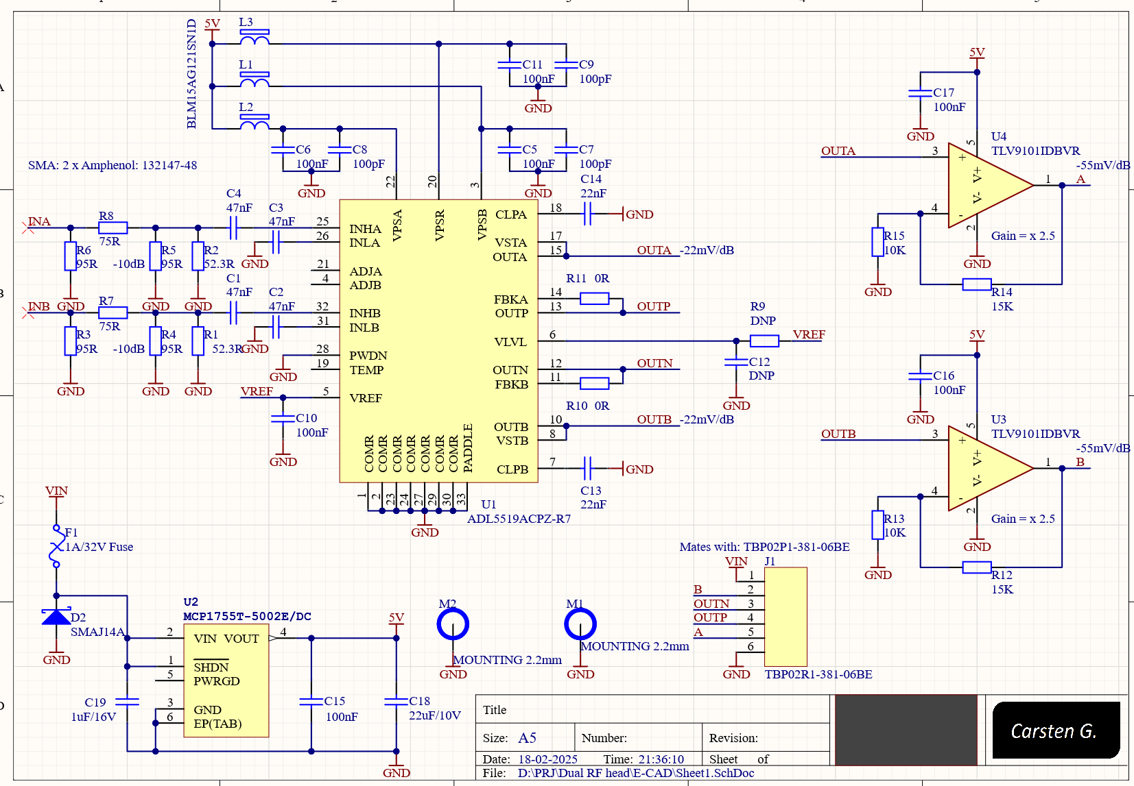 Dual RF Head | moonbounce.dk